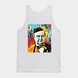 Charles Augustin Sainte-Beuve Abstract Portrait | Charles Augustin Sainte-Beuve Artwork 2 Tank Top